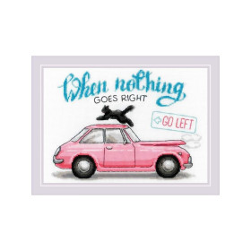 Riolis Kit de broderie Go left