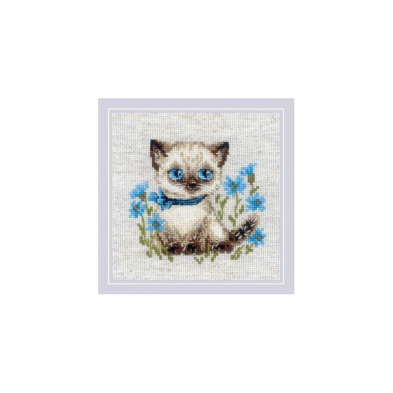 Kit de broderie Siamese Kitten
