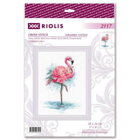 Kit de broderie Blooming Flamingo