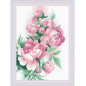 Embroidery kit Lush Peonies