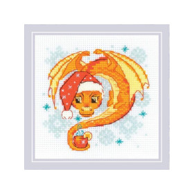 Riolis Embroidery kit Dragon Tea Time