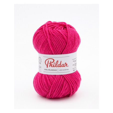 Laine Phildar Phil Irlandais Fuchsia