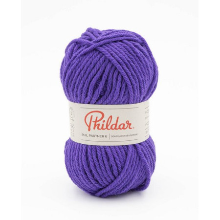 Laine à tricoter Phildar Phil Partner 6 Violet