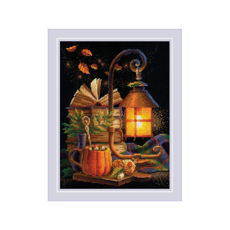 Kit de broderie Automne douillet Kit de broderie Automne douillet