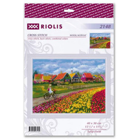 Riolis Embroidery kit Tulip Field