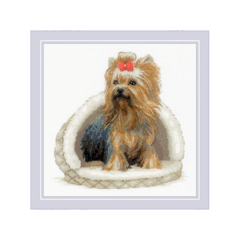 Embroidery kit Yorkshire Terrier