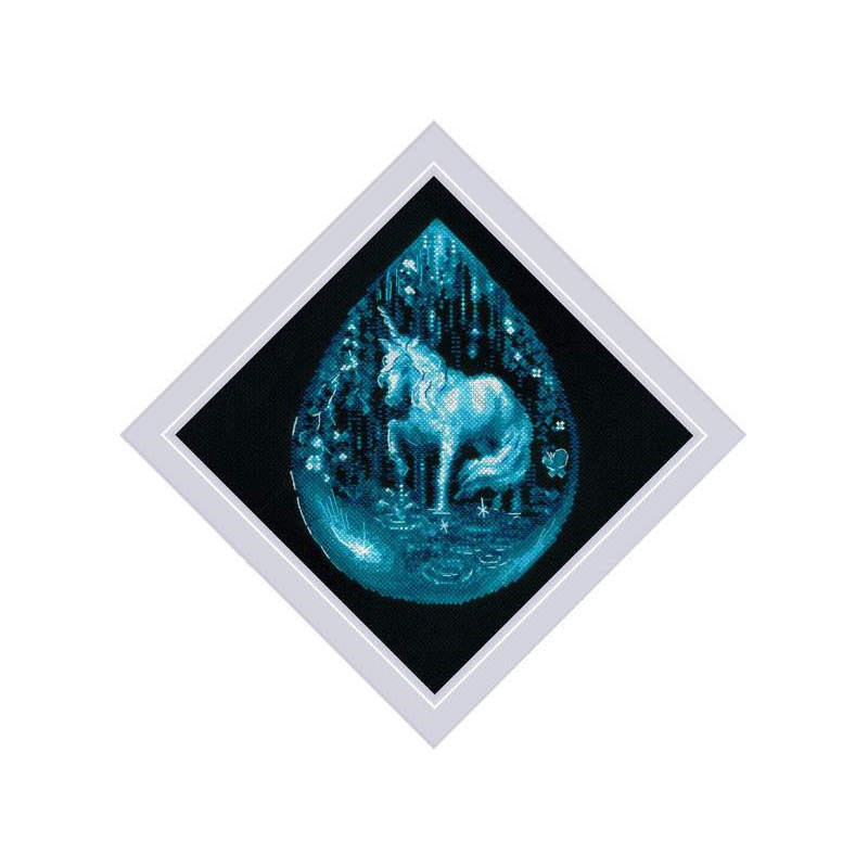 Embroidery kit Unicorn Tear