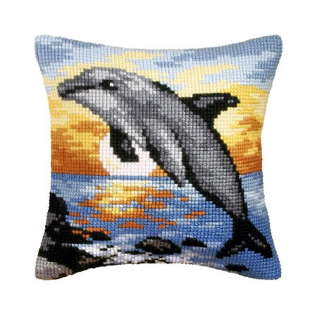 Orchidea Stitch Cushion kit  Dolphin
