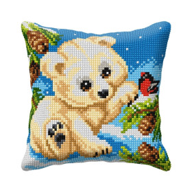 Orchidea Stitch Cushion kit  little bear