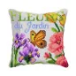 Kit coussin au point croix Fleurs du jardin