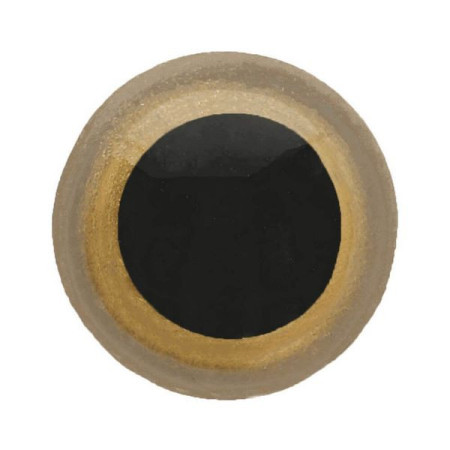 Animal eye 12 mm gold