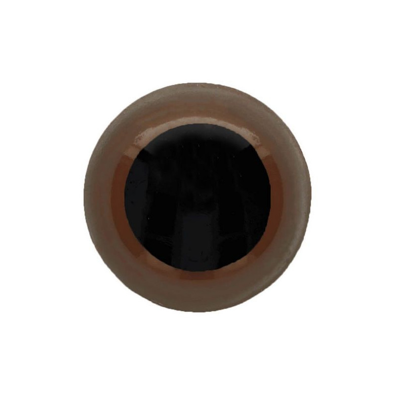 Animal eye 20 mm brown
