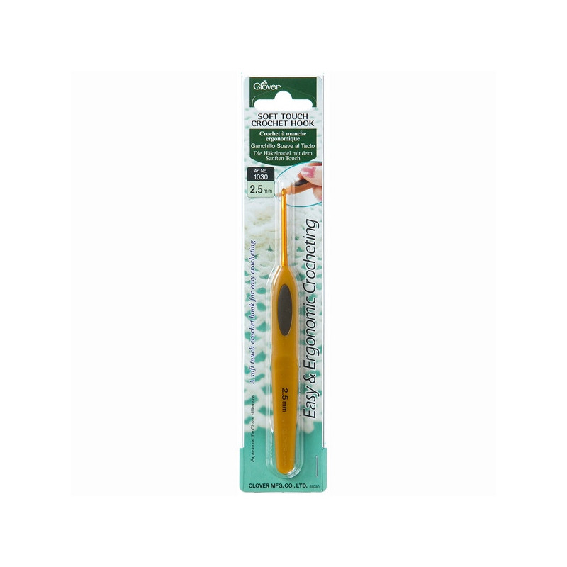 Crochet hook soft touch 2,5 mm