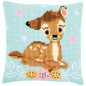 Kit coussin au point croix Disney Bambi