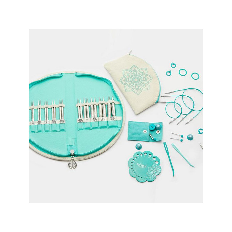 Set d’aiguilles circulaires interchangeables Mindfull Warmth Set d’aiguilles circulaires interchangeables Mindfull Warmth