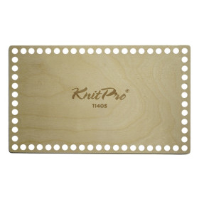 Wooden bag bottom 18 x 30 cm