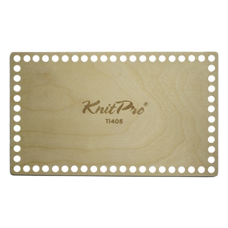 Wooden bag bottom 18 x 30 cm