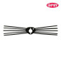 Moustaches de nez pour animaux 75 mm