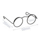 Glasses for stuffed toys metal 5cm black