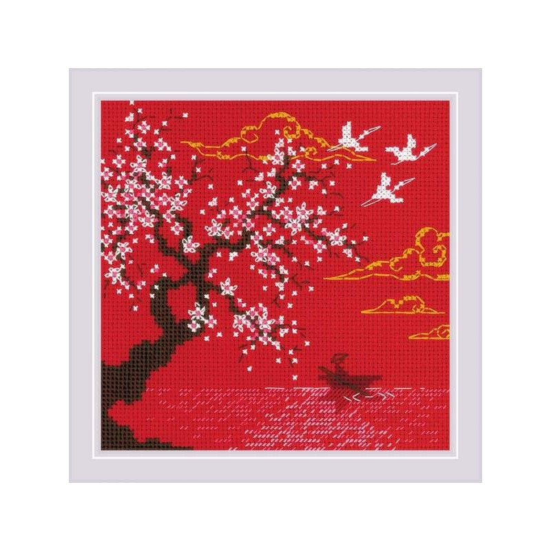 Kit de broderie Sous le Ciel. Lac