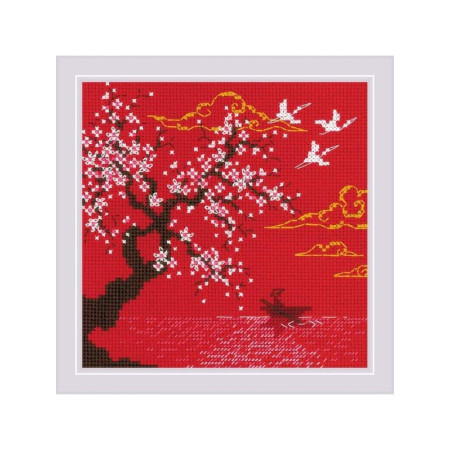 Kit de broderie Riolis Sous le Ciel - Point de croix