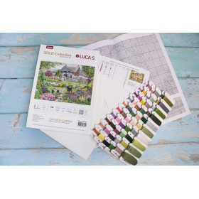 Kit de broderie Cottage garden
