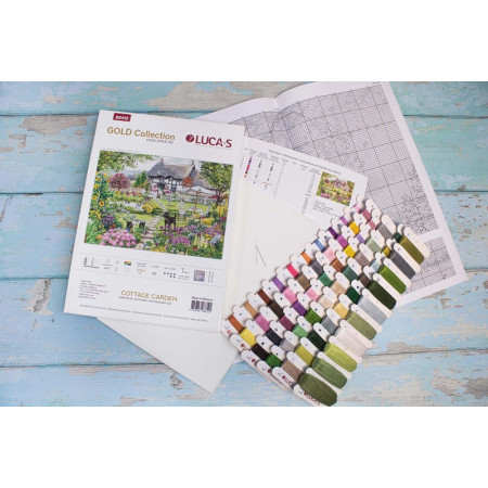 Kit de broderie Cottage garden