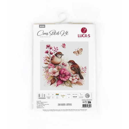 Kit de broderie oiseaux de printemps