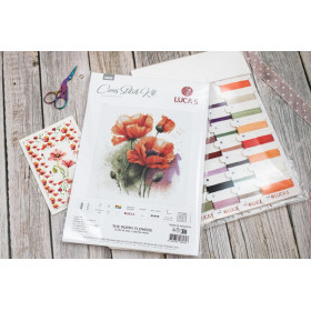 Kit de broderie Pavot