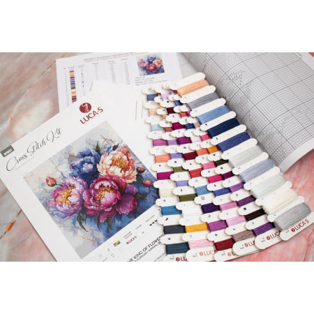 Kit de broderie King of flowers