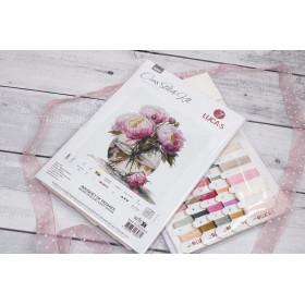 Kit de broderie Bouquet de pivoines 2