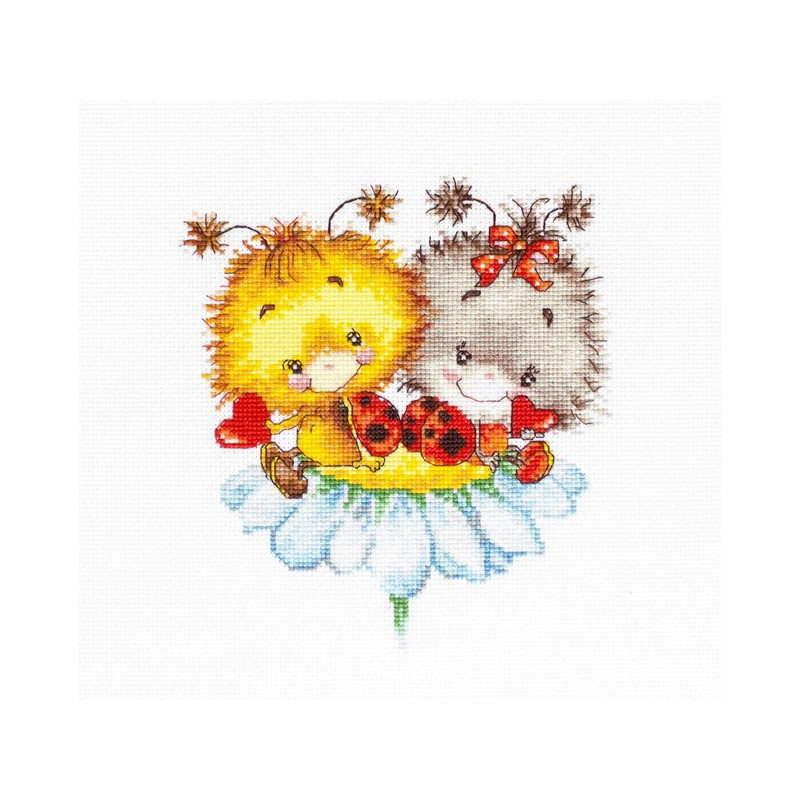 Kit de broderie Coccinelle