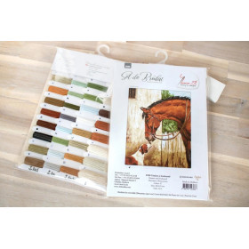 Luca-S Kit de broderie Chasseur et renard