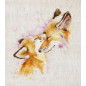 Embroidery kit Foxes