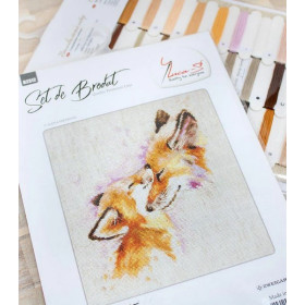 Luca-S Embroidery kit Foxes