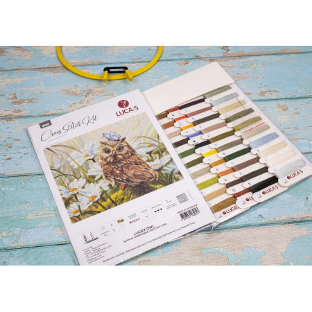 Kit de broderie Chouette chanceuse