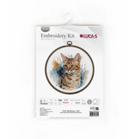 Luca-S Kit de broderie Chat du Bengale