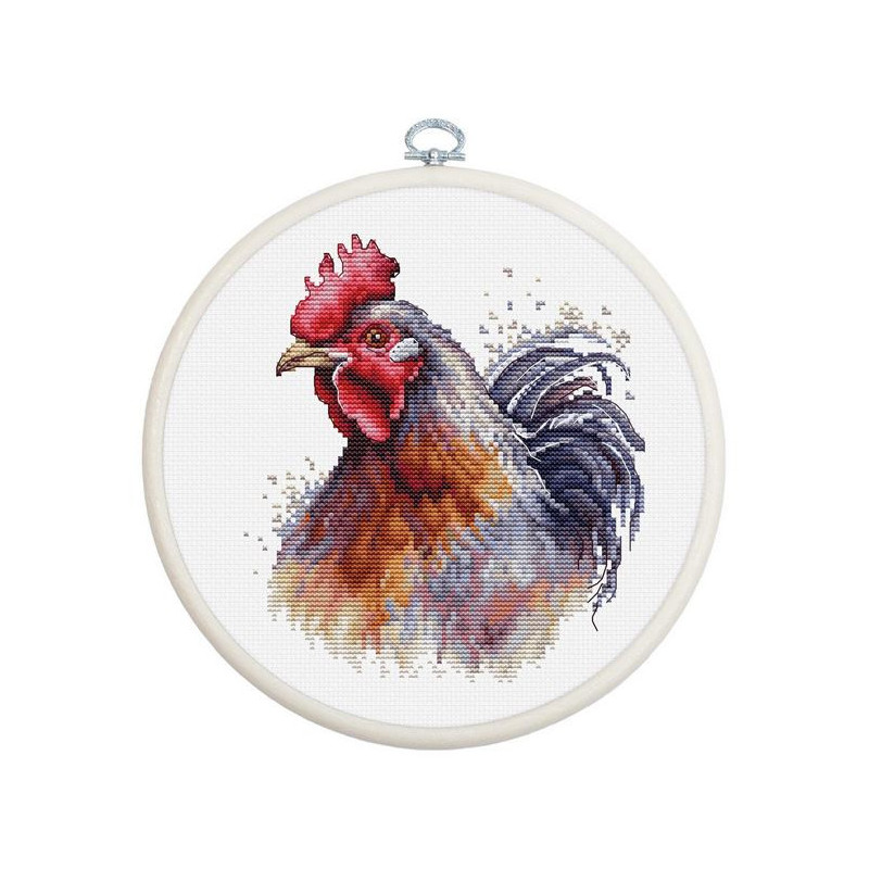 Embroidery kit Cock