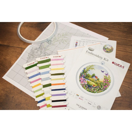 Kit de broderie Eté