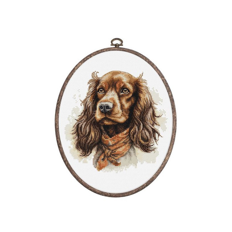 Embroidery kit Cocker spaniel