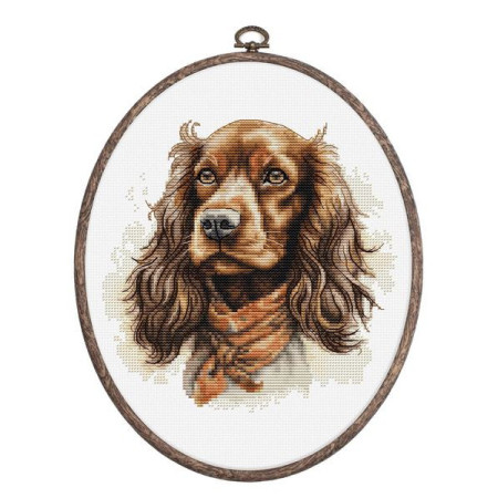 Luca-S Kit de broderie Cocker spaniel