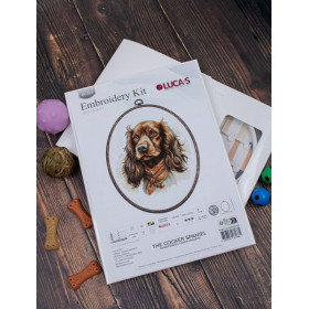 Kit de broderie Cocker spaniel