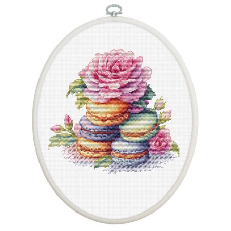 Luca-S Kit de broderie Macarons français
