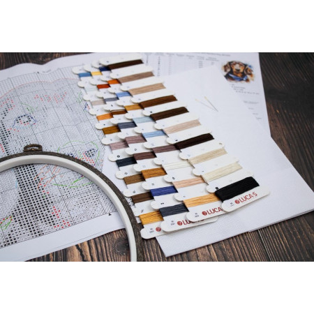 Kit de broderie Teckel