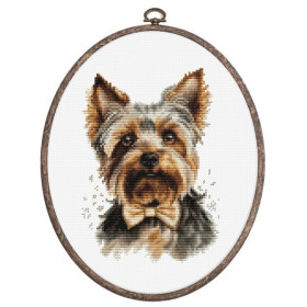 Luca-S Kit de broderie Yorkshire Terrier