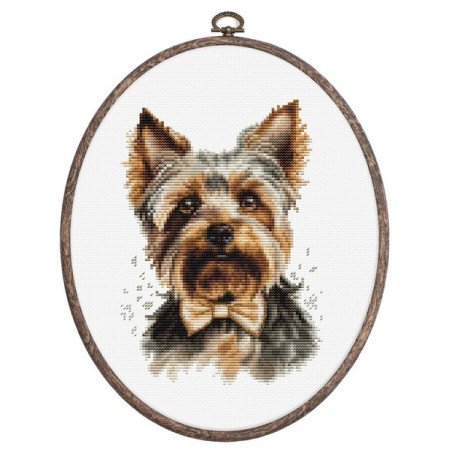 Luca-S Kit de broderie Yorkshire Terrier