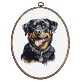 Luca-S Kit de broderie Rottweiler