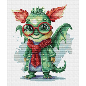 Luca-S Kit de broderie Le dragon élégant