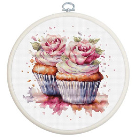 Luca-S Kit de broderie Cupcakes