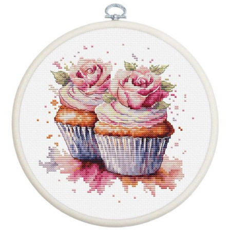 Luca-S Kit de broderie Cupcakes